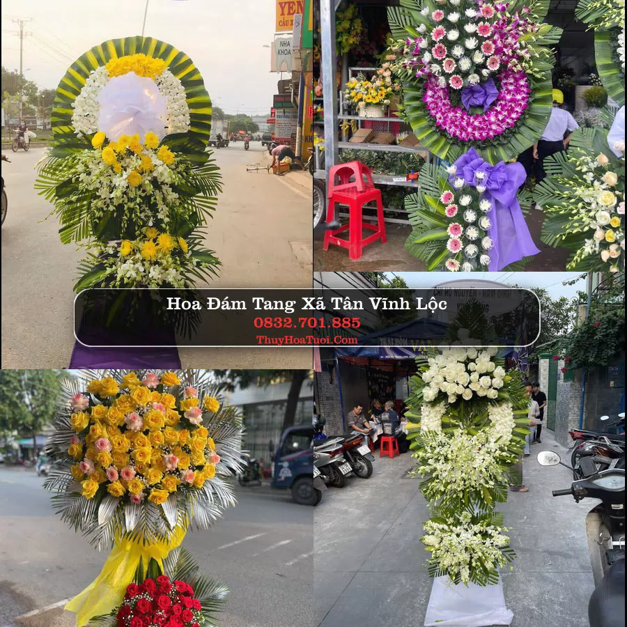 Vòng hoa chia buồn Xã Tân Vĩnh Lộc - ThuyHoaTuoi.Com