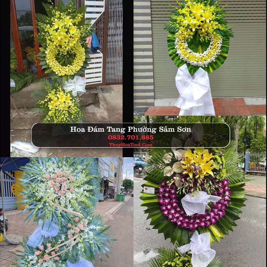 Vòng hoa chia buồn Phường Sầm Sơn - ThuyHoaTuoi.Com
