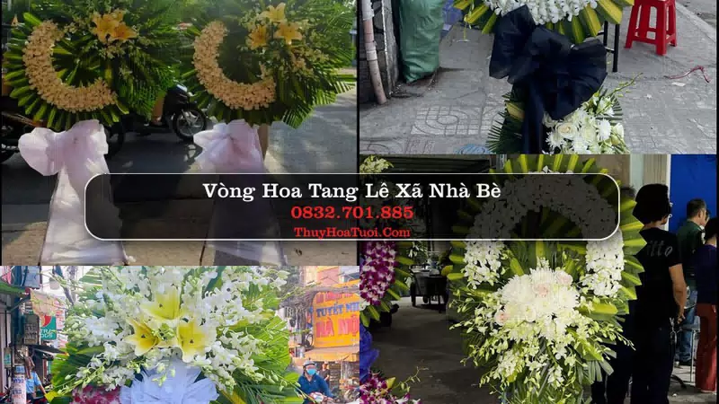Đặt Vòng Hoa Tang Lễ tại Xã Nhà Bè, TP.HCM