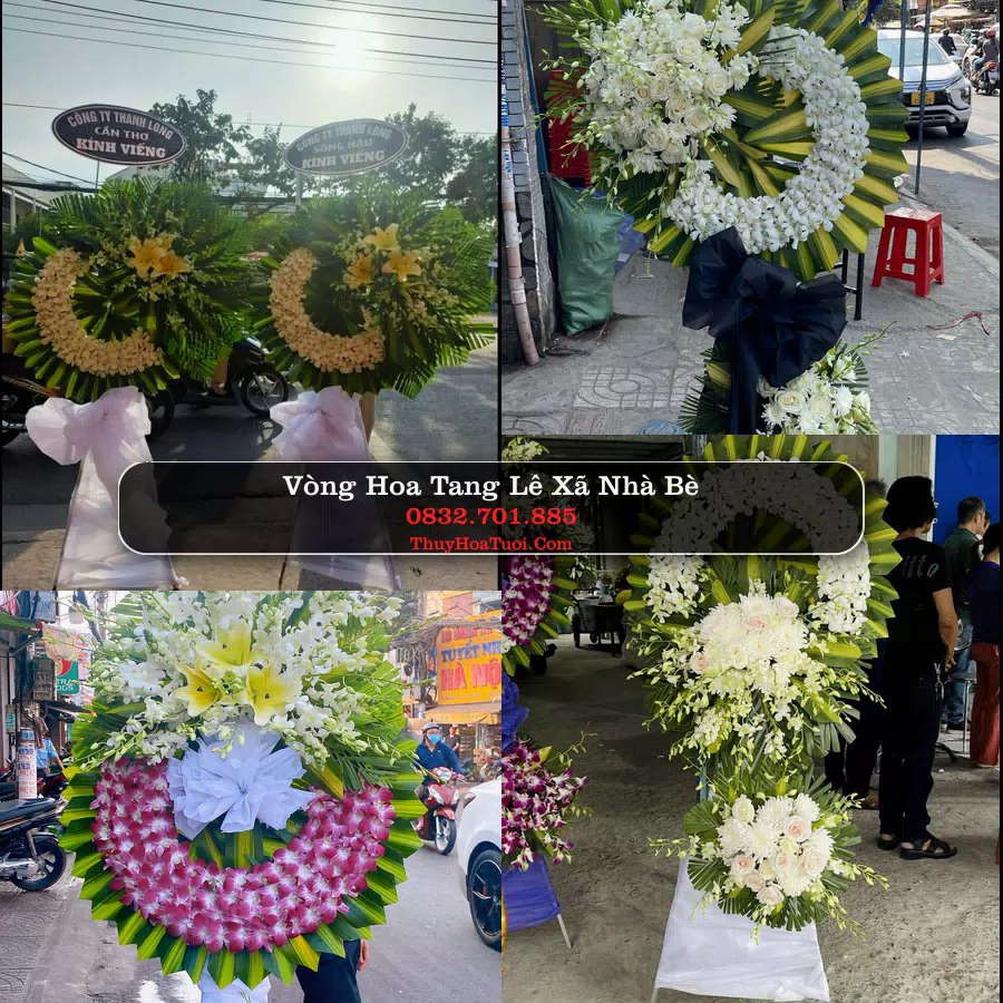 Đặt Vòng Hoa Tang Lễ tại Xã Nhà Bè, TP.HCM