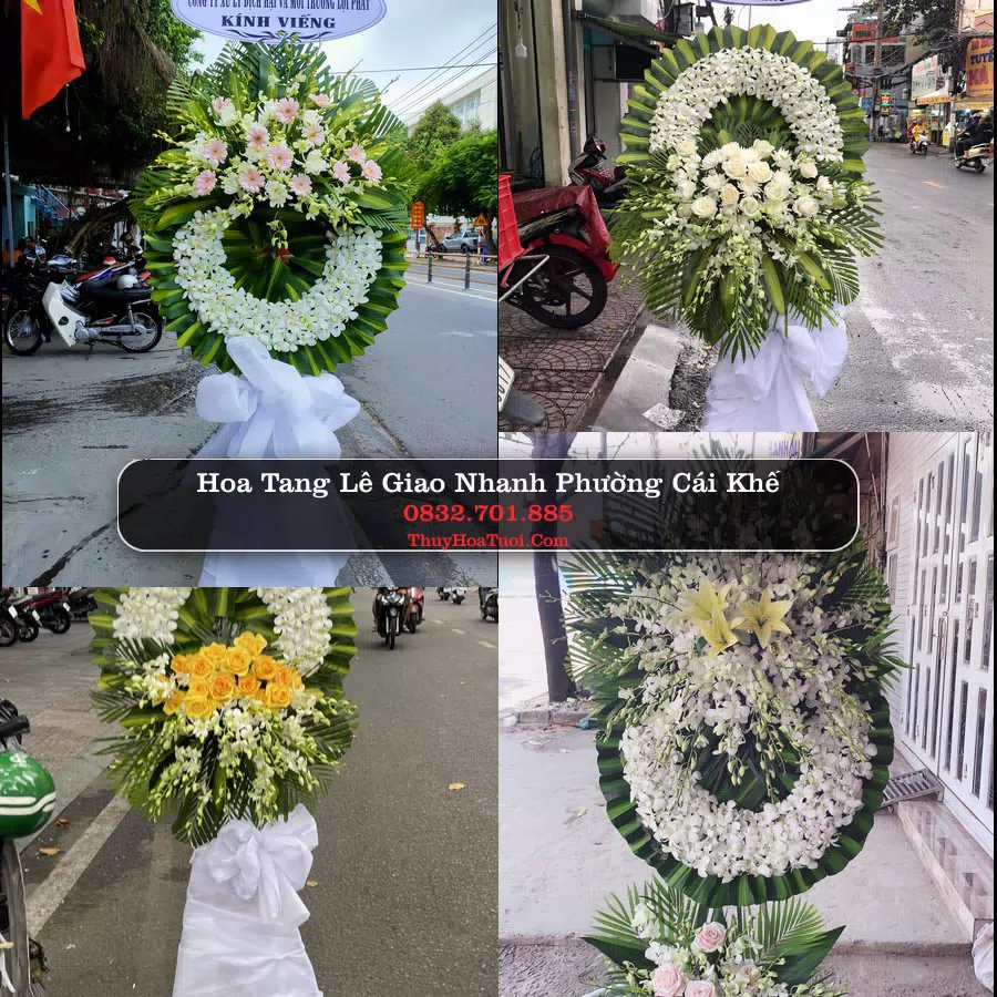 Vòng hoa chia buồn Phường Cái Khế - ThuyHoaTuoi.Com