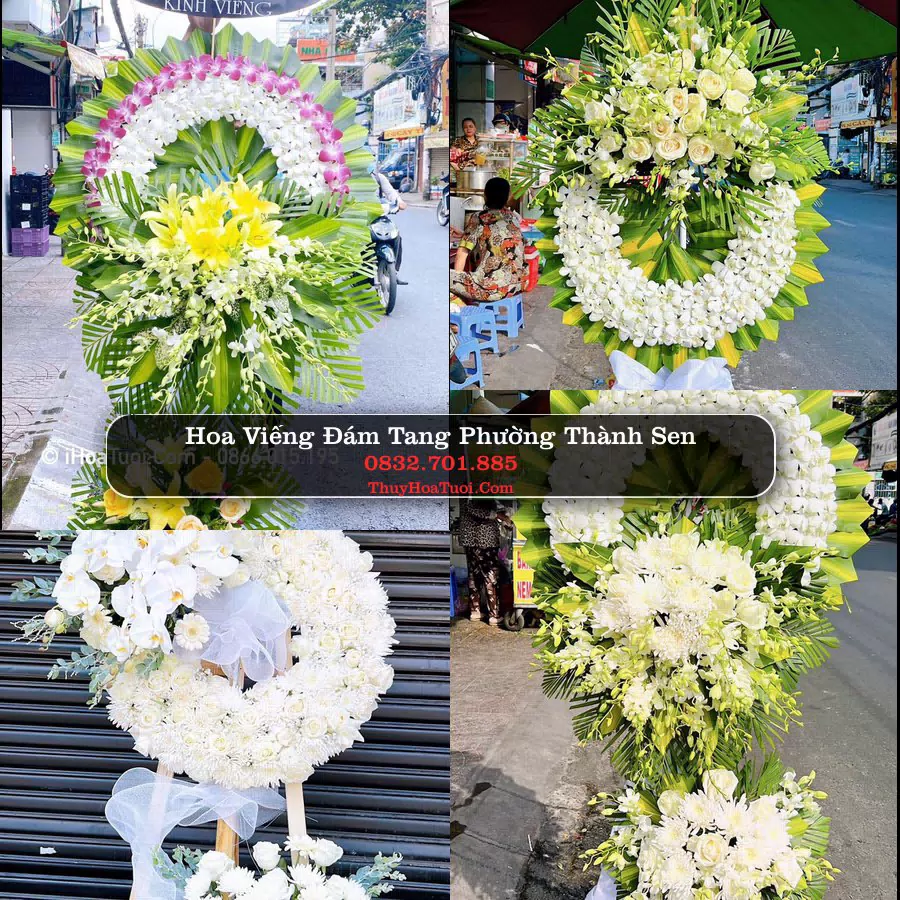 Vòng hoa chia buồn Phường Thành Sen - ThuyHoaTuoi.Com