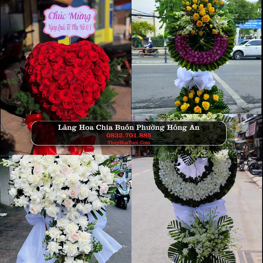 Đặt Vòng Hoa Chia Buồn tại Phường Hồng An, Hải Phòng