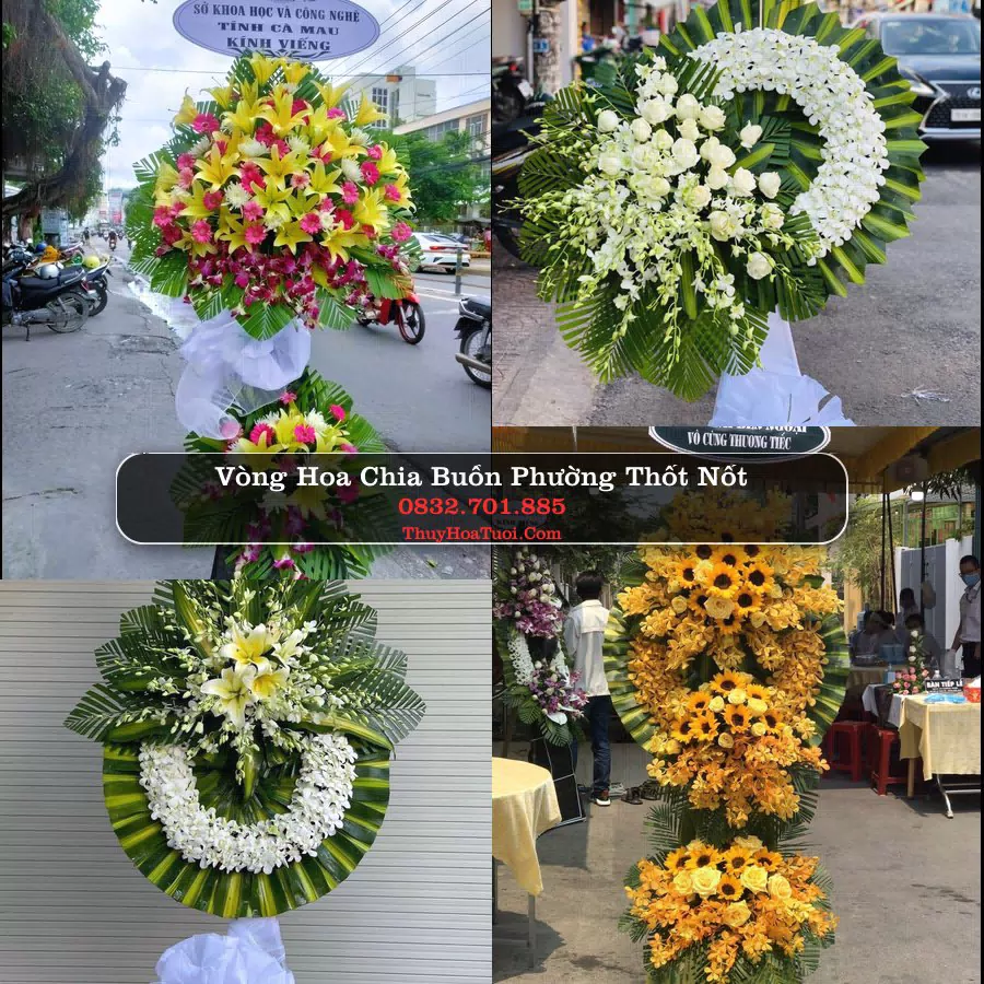 Đặt Vòng Hoa Tang Lễ tại Phường Thốt Nốt, Cần Thơ