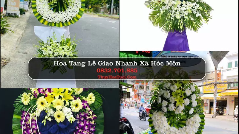 Đặt Vòng Hoa Đám Tang tại Xã Hóc Môn, TP.HCM