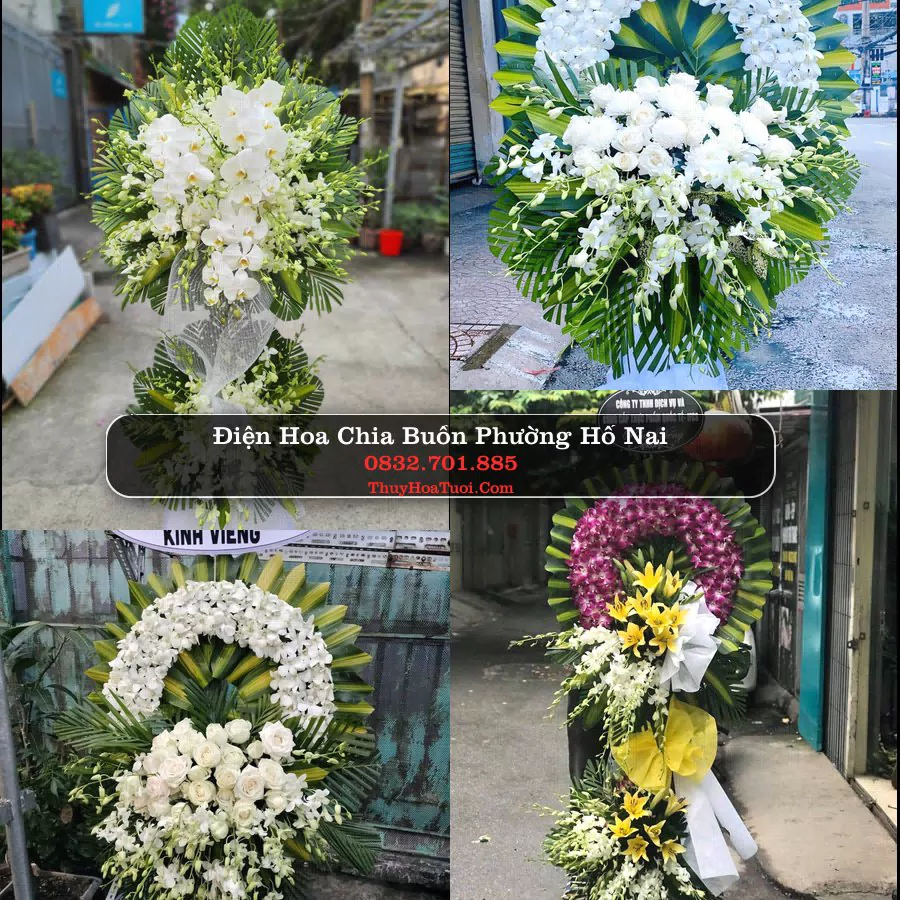 Vòng hoa chia buồn Phường Hố Nai - ThuyHoaTuoi.Com