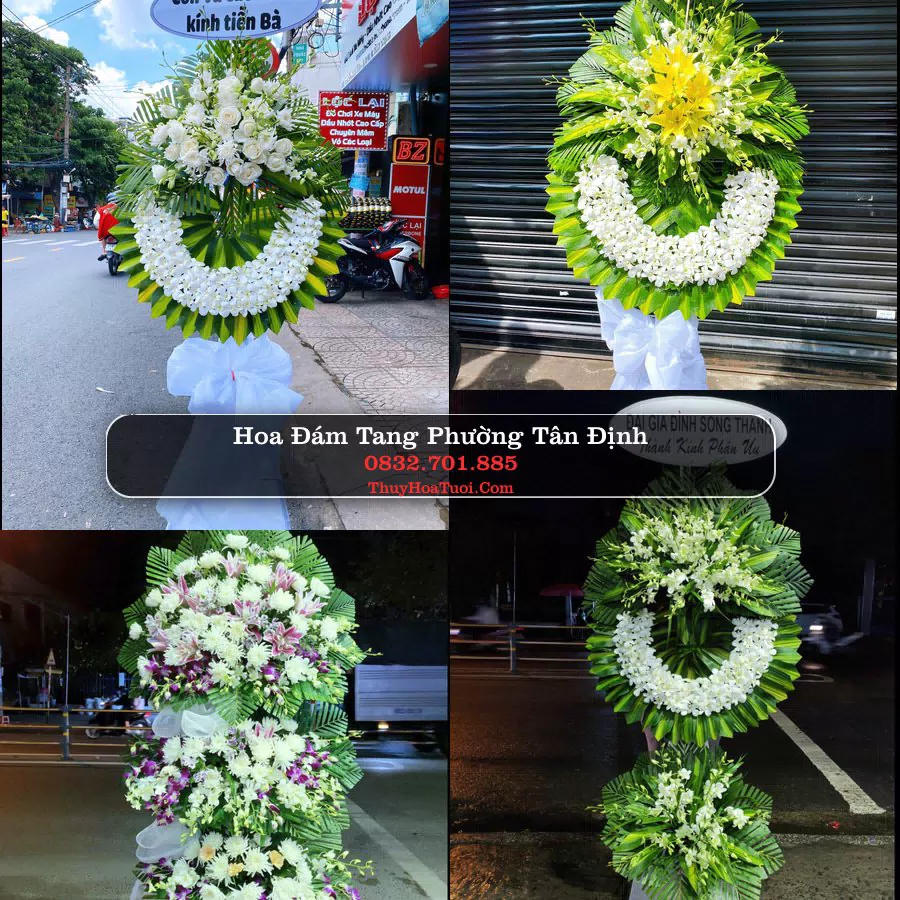 Kệ hoa tang lễ giao tại Phường Tân Định, TP.HCM