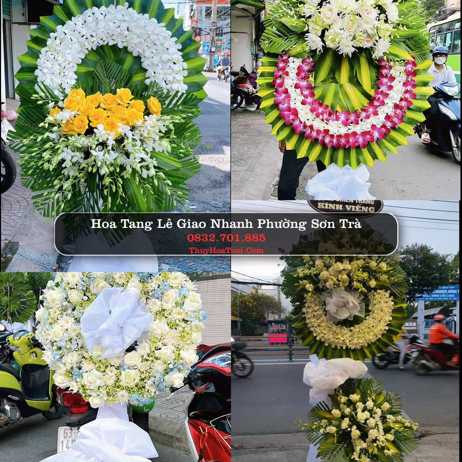 Vòng hoa chia buồn Phường Sơn Trà - ThuyHoaTuoi.Com