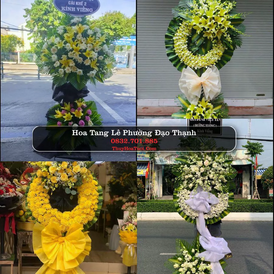 Kệ hoa tang lễ giao tại Phường Đạo Thạnh, Đồng Tháp