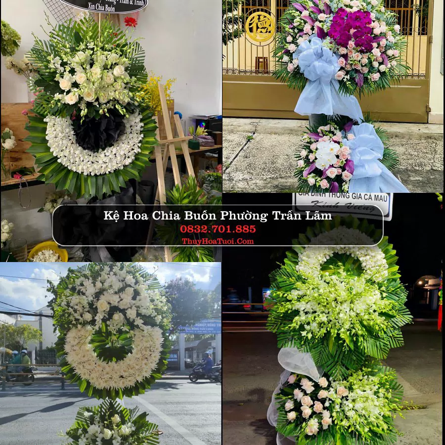 Vòng hoa chia buồn Phường Trần Lãm - ThuyHoaTuoi.Com