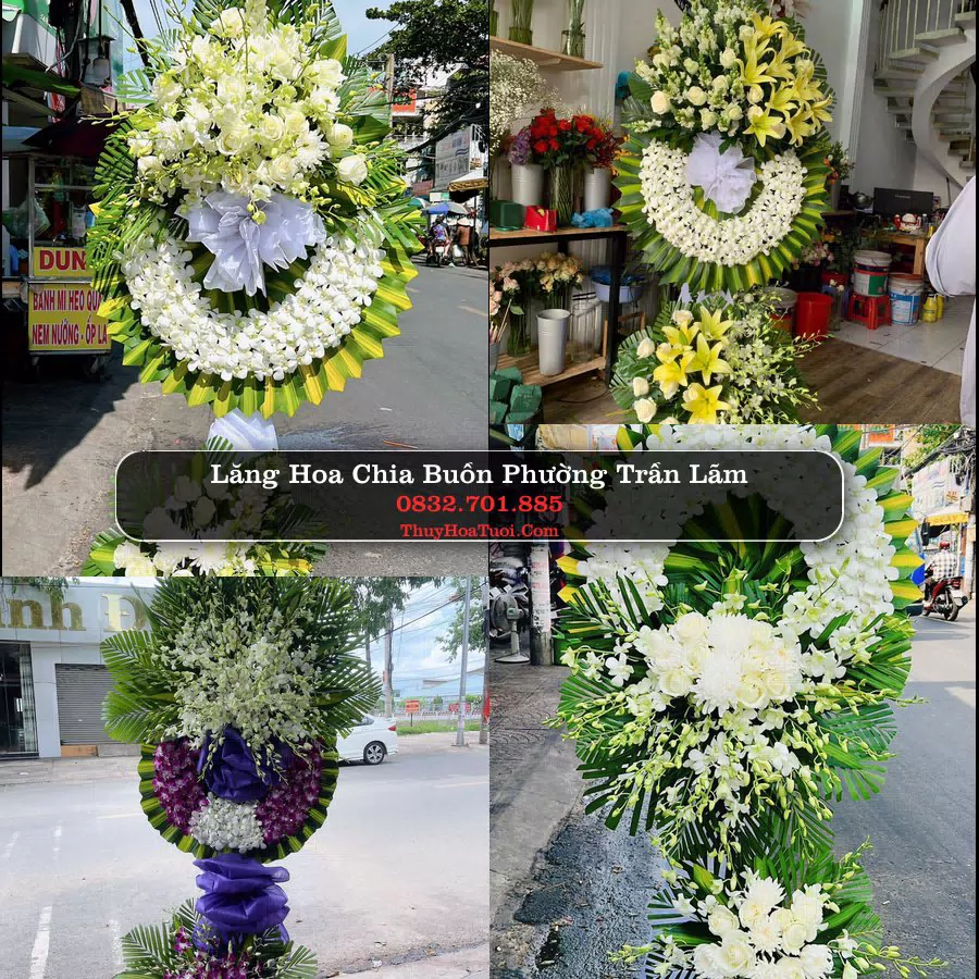 Kệ hoa tang lễ giao tại Phường Trần Lãm, Hưng Yên