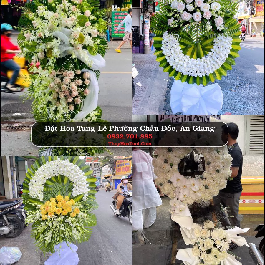 Vòng hoa chia buồn Phường Châu Đốc - ThuyHoaTuoi.Com