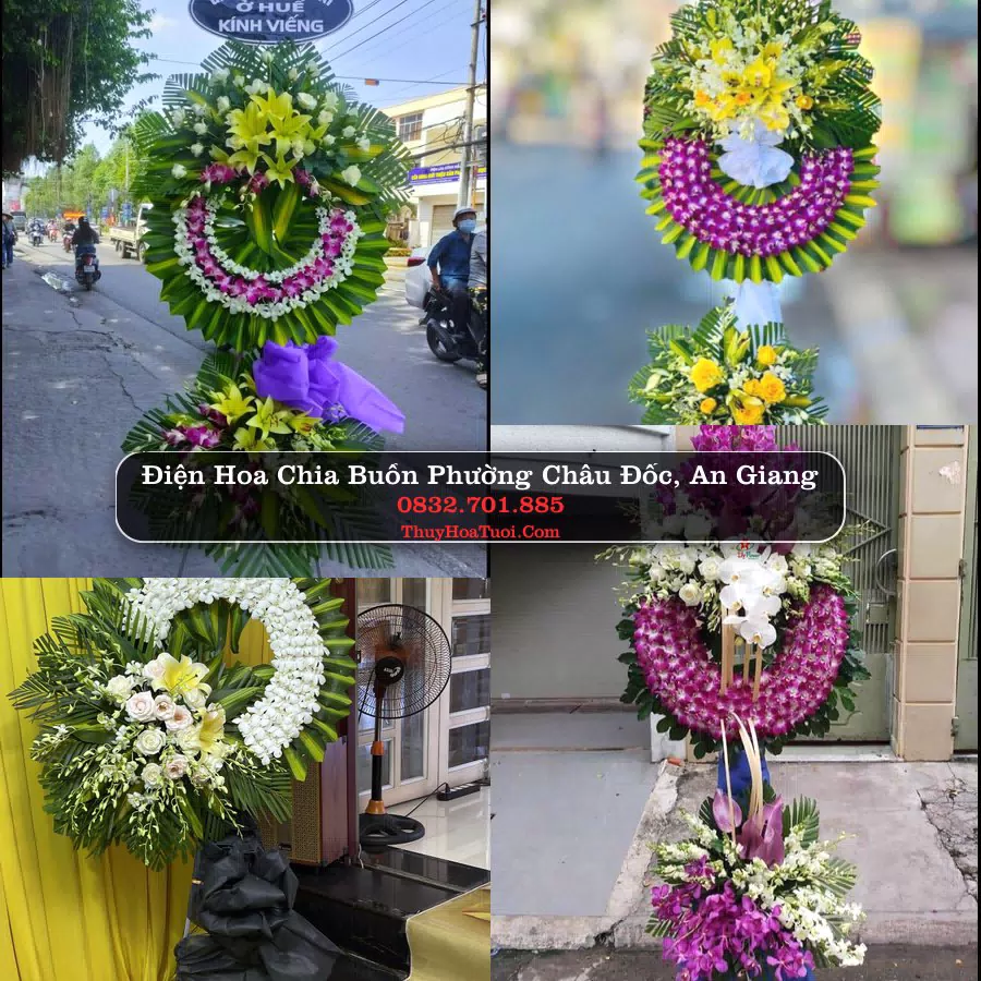 Kệ hoa tang lễ giao tại Phường Châu Đốc, An Giang
