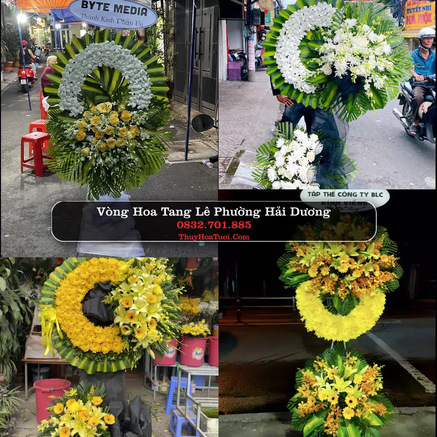 Đặt Vòng Hoa Chia Buồn tại Phường Hải Dương, Hải Phòng