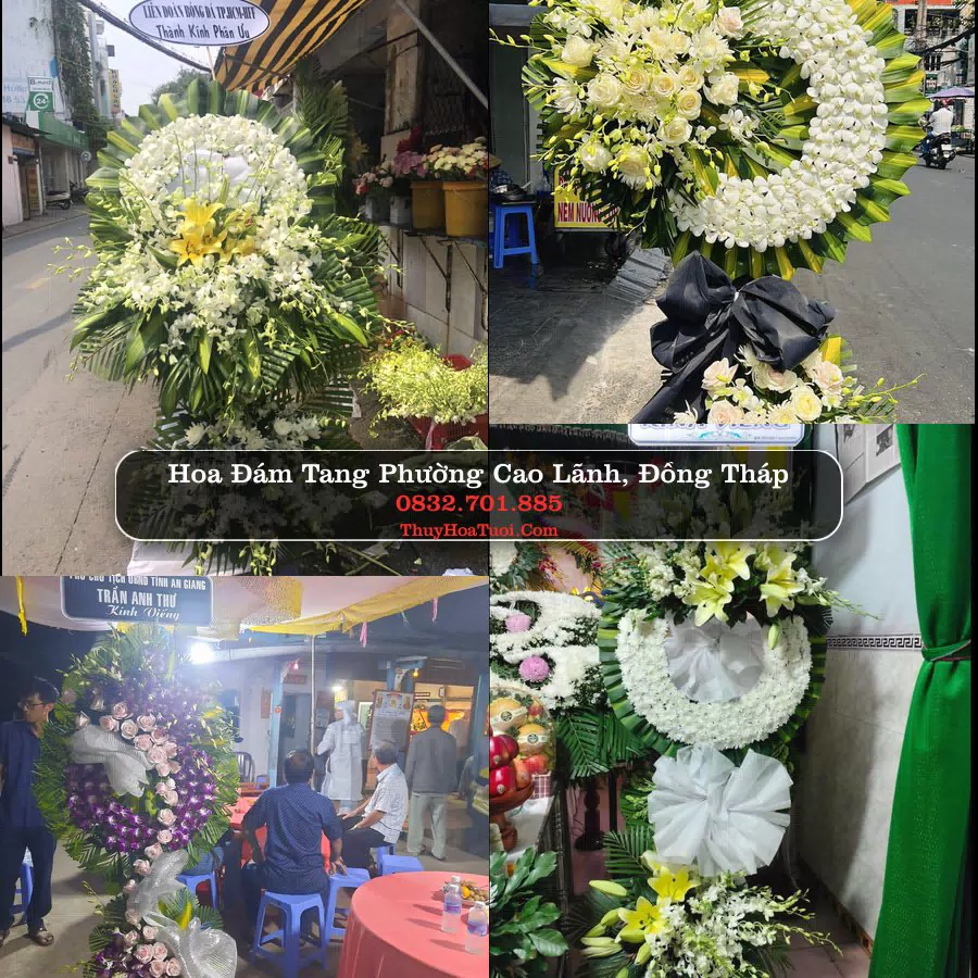 Đặt Vòng Hoa Chia Buồn tại Phường Cao Lãnh, Đồng Tháp