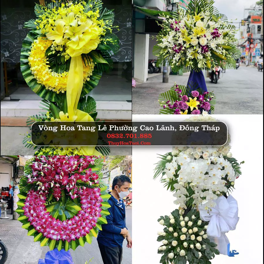 Vòng hoa chia buồn Phường Cao Lãnh - ThuyHoaTuoi.Com