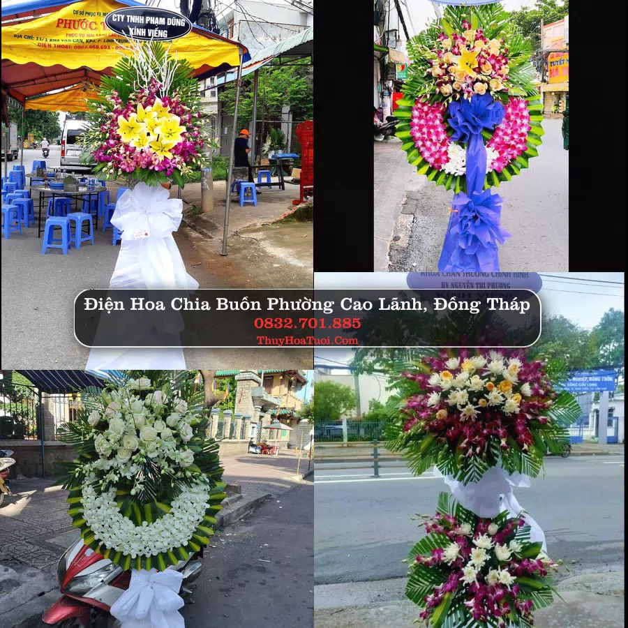 Kệ hoa tang lễ giao tại Phường Cao Lãnh, Đồng Tháp