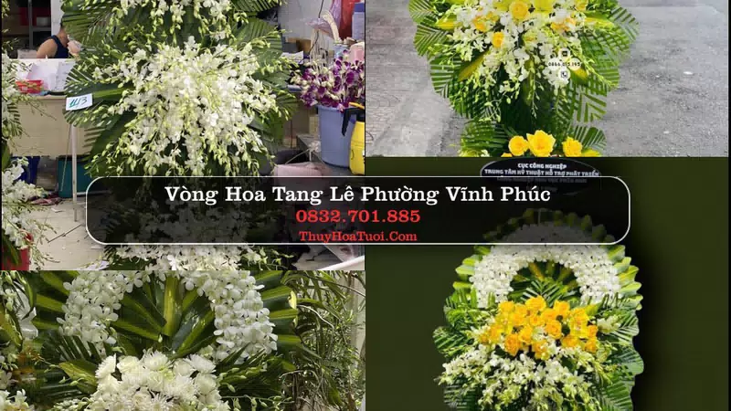 Đặt Vòng Hoa Tang Lễ tại Phường Vĩnh Phúc, Phú Thọ