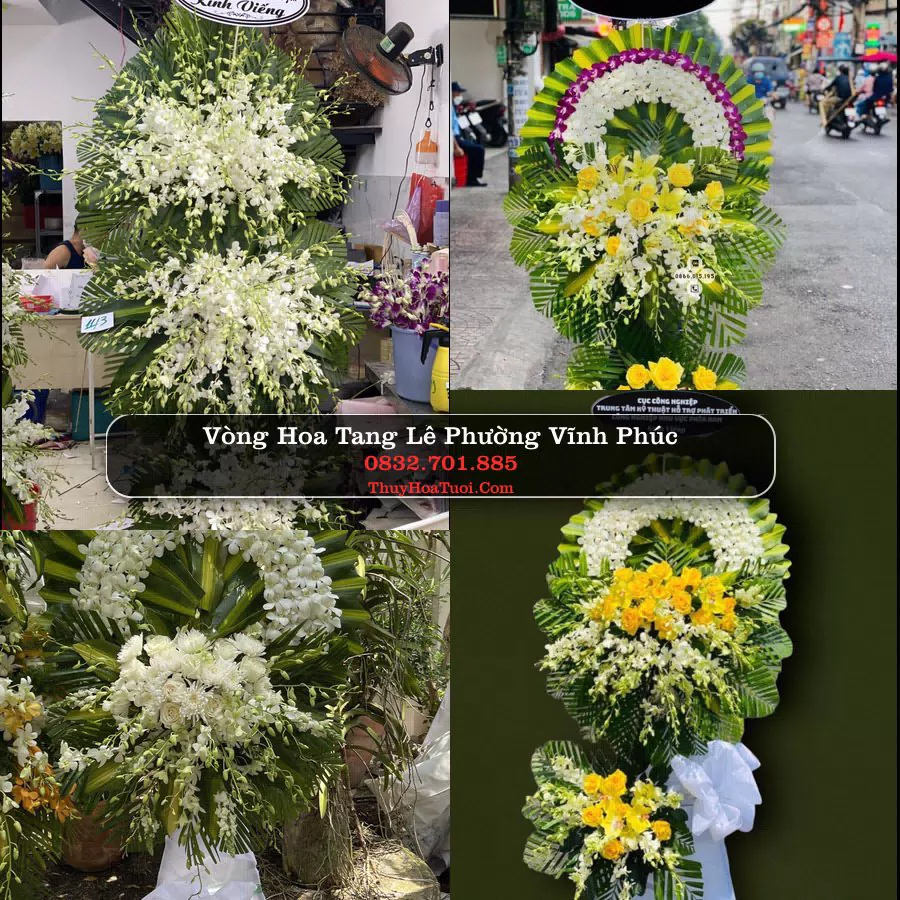 Đặt Vòng Hoa Tang Lễ tại Phường Vĩnh Phúc, Phú Thọ