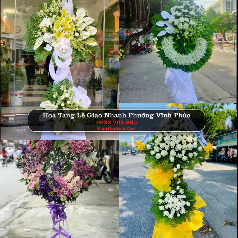 Kệ hoa tang lễ giao tại Phường Vĩnh Phúc, Phú Thọ