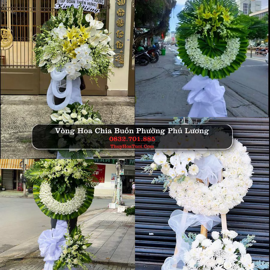 Vòng hoa chia buồn Phường Phú Lương - ThuyHoaTuoi.Com