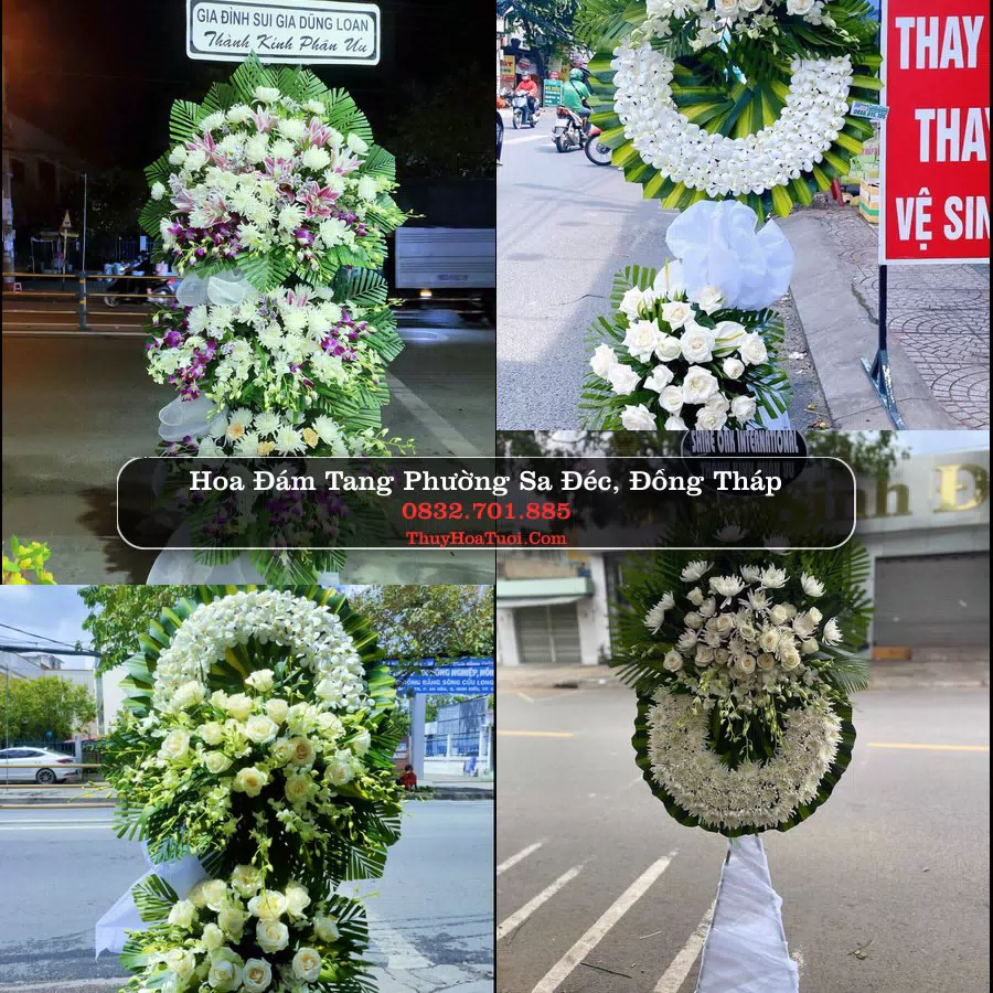 Kệ hoa tang lễ giao tại Phường Sa Đéc, Đồng Tháp