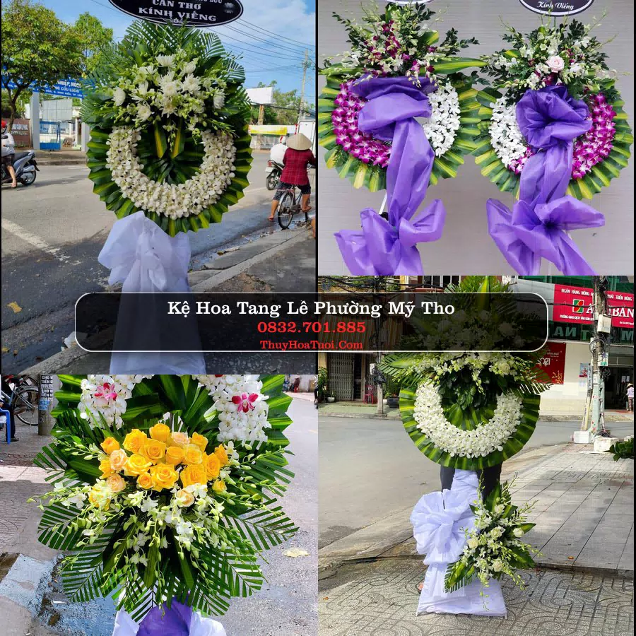 Vòng hoa chia buồn Phường Mỹ Tho - ThuyHoaTuoi.Com