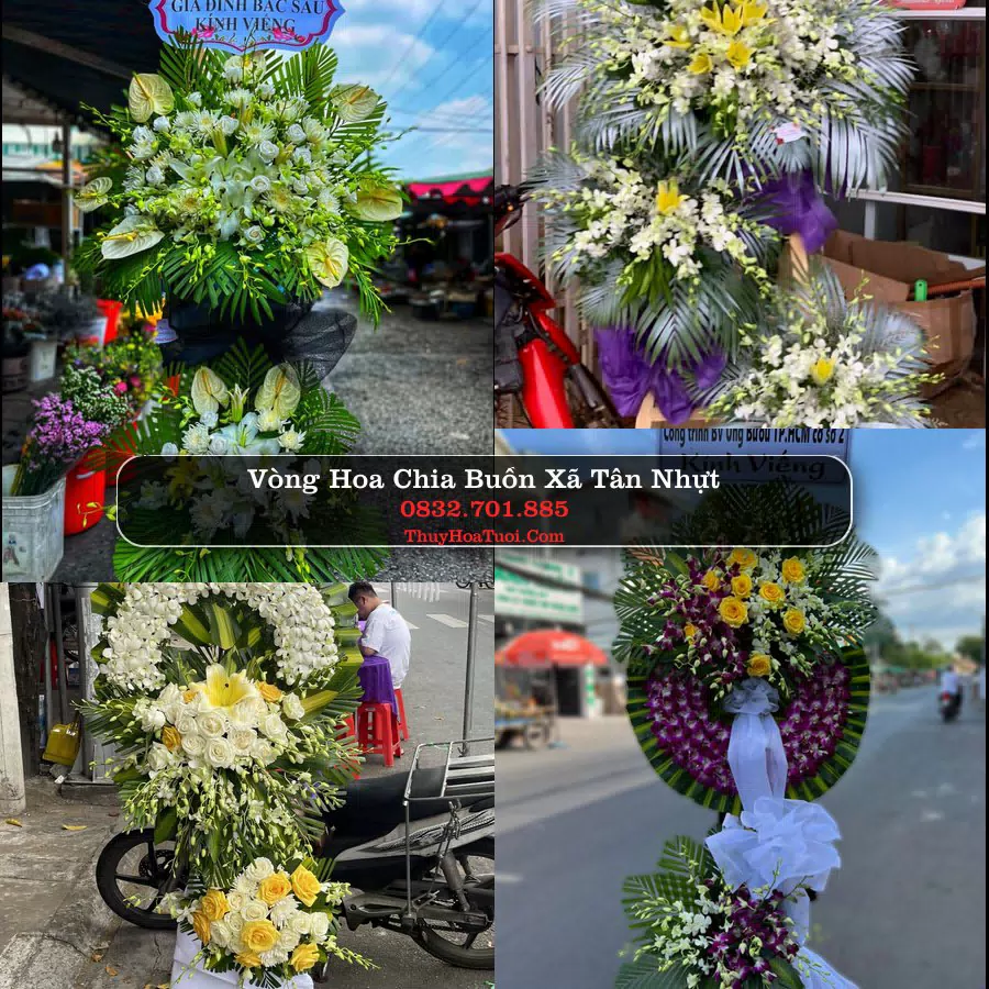 Đặt Vòng Hoa Chia Buồn tại Xã Tân Nhựt, TP.HCM