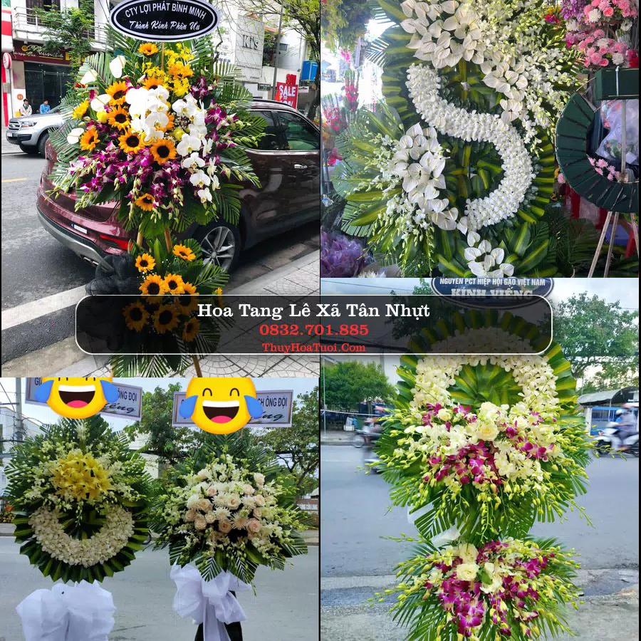 Vòng hoa chia buồn Xã Tân Nhựt - ThuyHoaTuoi.Com