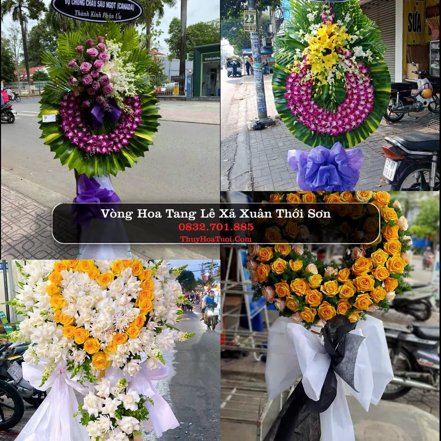 Kệ hoa tang lễ giao tại Xã Xuân Thới Sơn, TP.HCM