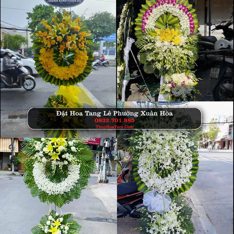 Đặt Vòng Hoa Chia Buồn tại Phường Xuân Hòa, TP.HCM