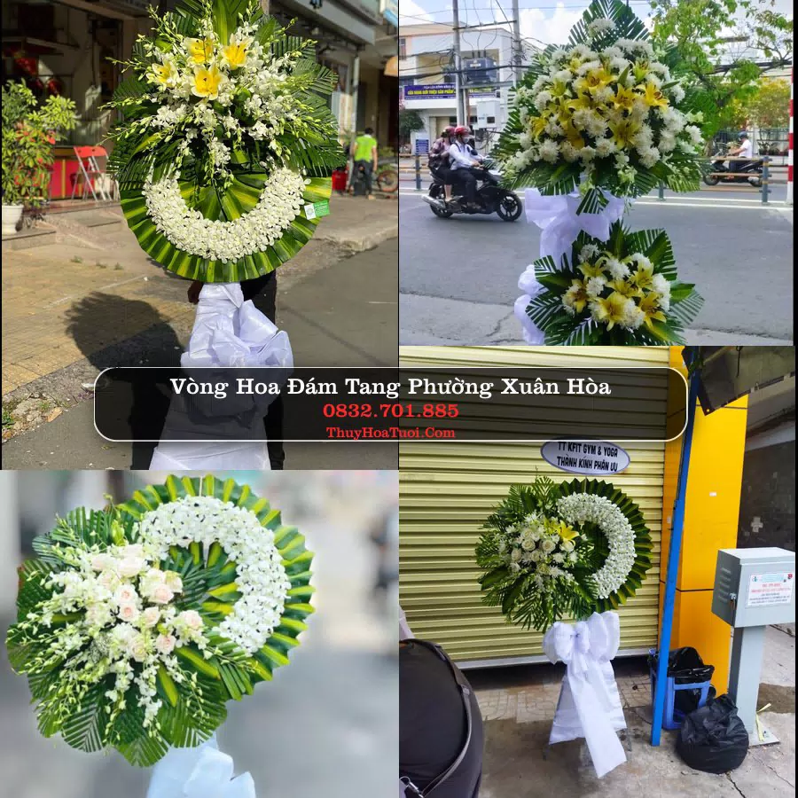 Kệ hoa tang lễ giao tại Phường Xuân Hòa, TP.HCM
