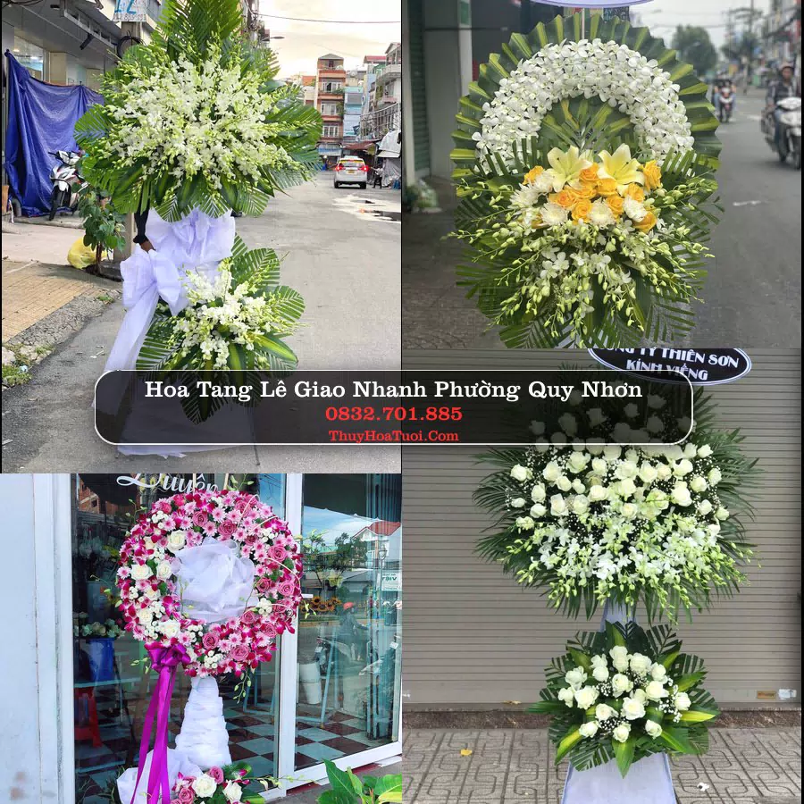 Đặt Vòng Hoa Chia Buồn tại Phường Quy Nhơn, Gia Lai