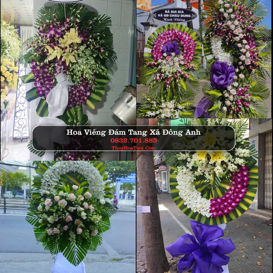 Đặt Vòng Hoa Tang Lễ tại Xã Đông Anh, Hà Nội