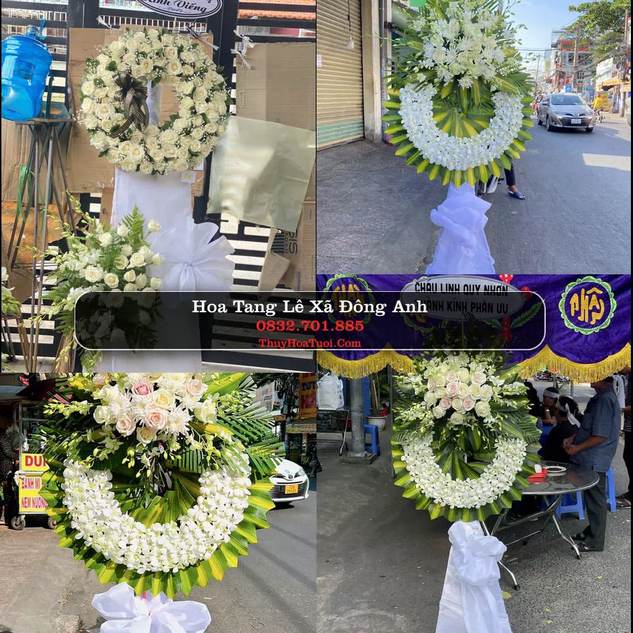 Vòng hoa chia buồn Xã Đông Anh - ThuyHoaTuoi.Com