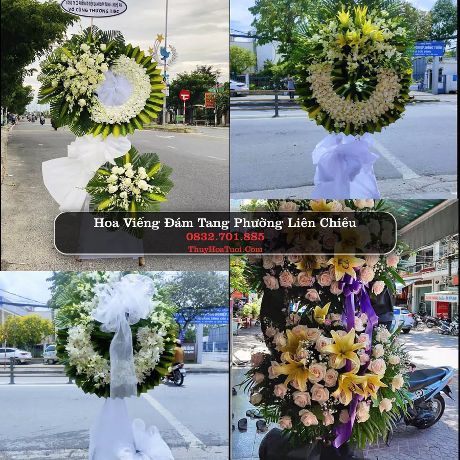 Vòng hoa chia buồn Phường Liên Chiểu - ThuyHoaTuoi.Com