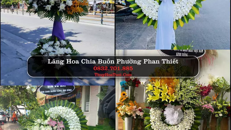Đặt Vòng Hoa Chia Buồn tại Phường Phan Thiết, Lâm Đồng