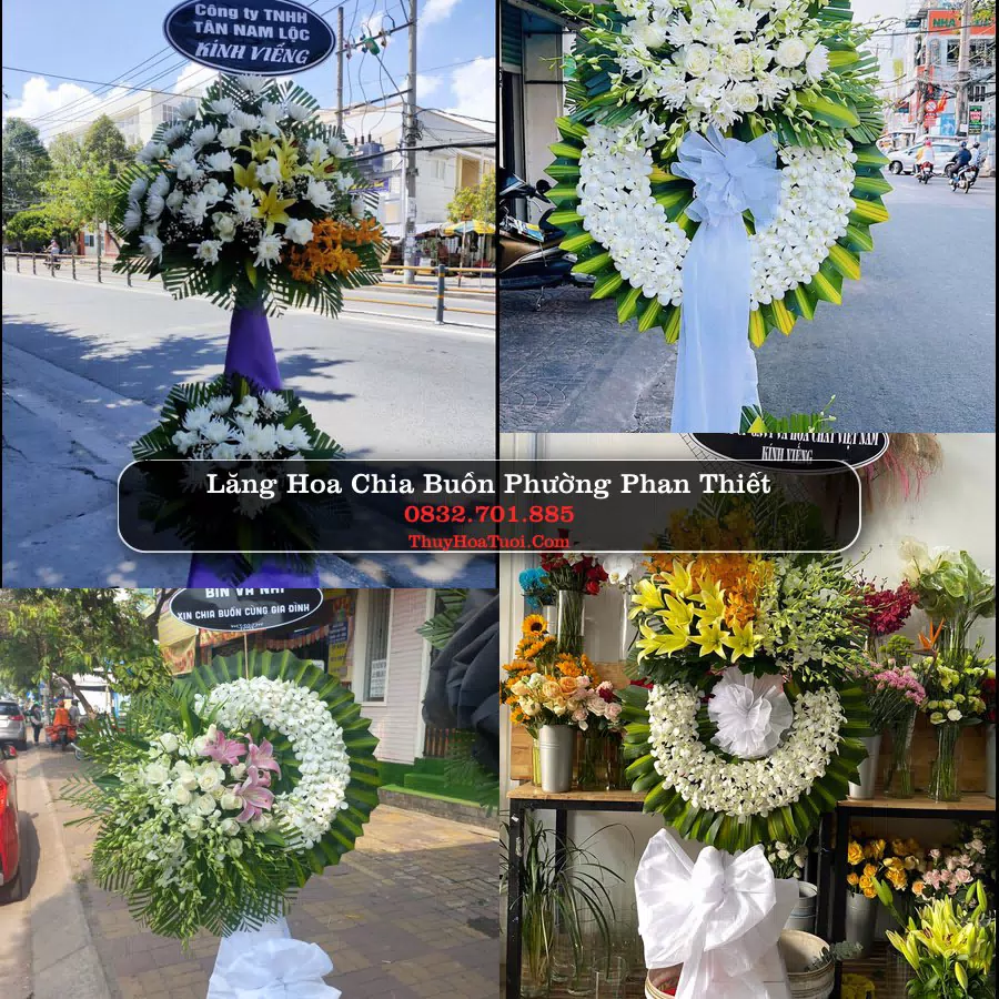 Đặt Vòng Hoa Chia Buồn tại Phường Phan Thiết, Lâm Đồng
