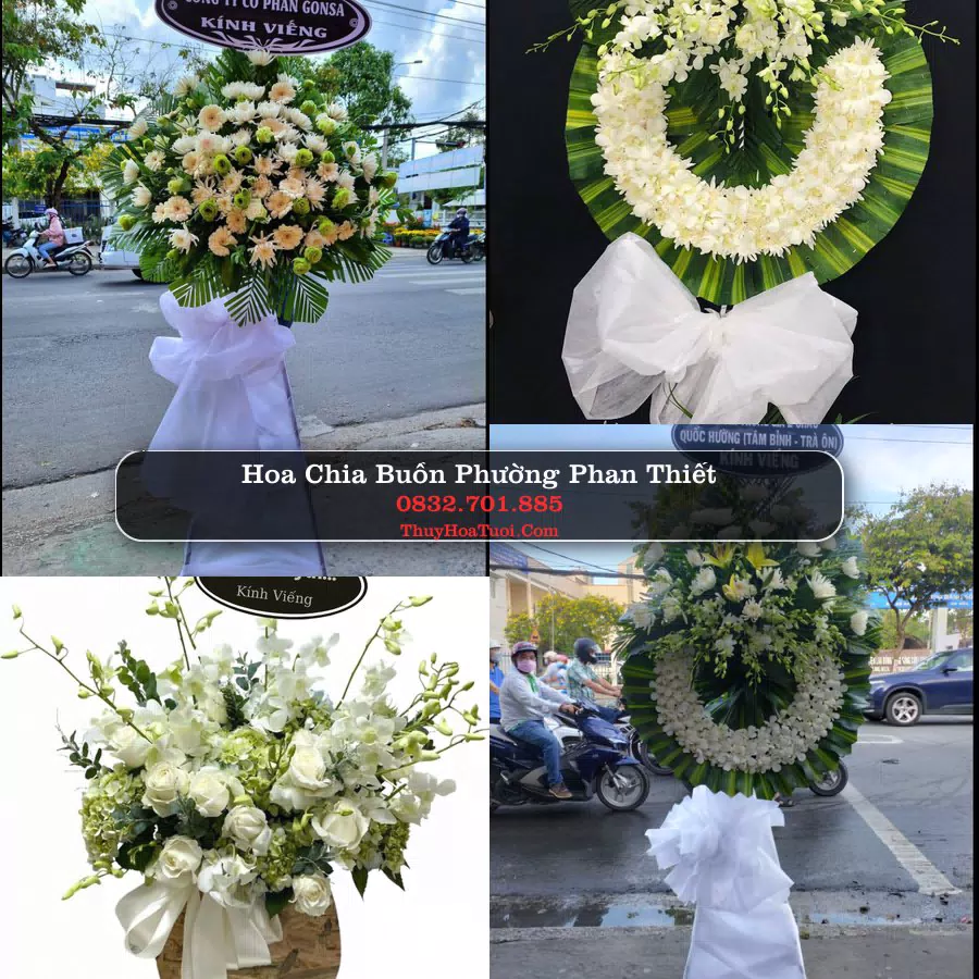 Vòng hoa chia buồn Phường Phan Thiết - ThuyHoaTuoi.Com