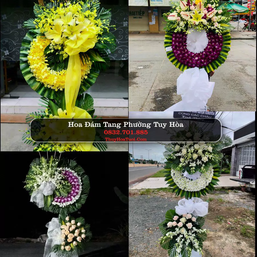 Đặt Vòng Hoa Chia Buồn tại Phường Tuy Hòa, Đắk Lắk