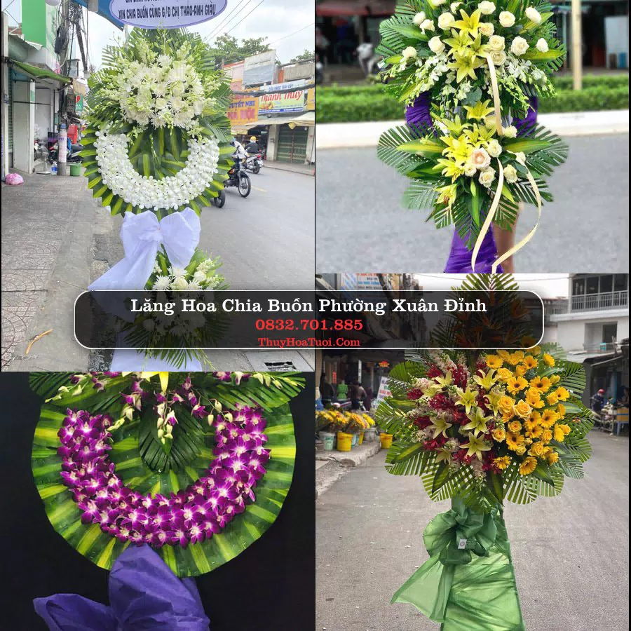 Kệ hoa tang lễ giao tại Phường Xuân Đỉnh, Hà Nội