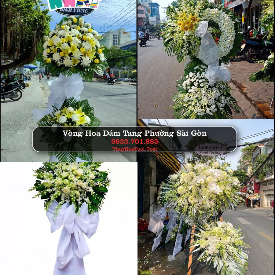 Vòng hoa chia buồn Phường Sài Gòn - ThuyHoaTuoi.Com