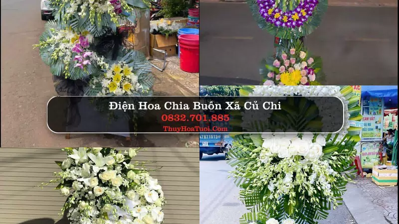 Đặt Vòng Hoa Tang Lễ tại Xã Củ Chi, TP.HCM