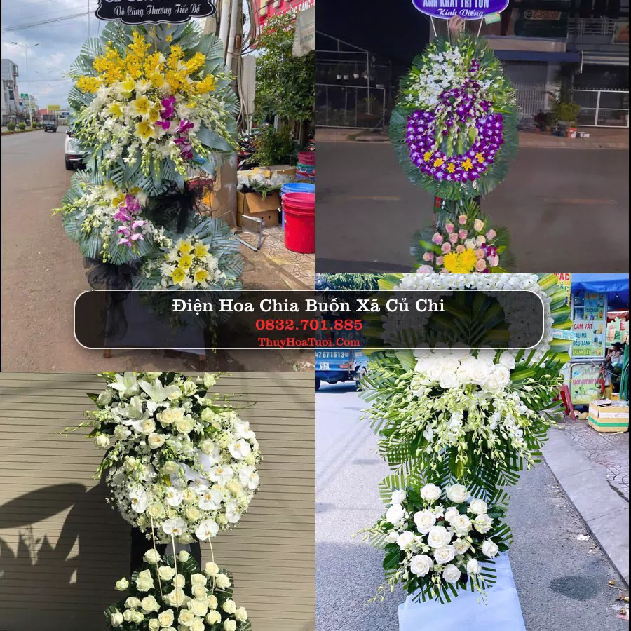 Đặt Vòng Hoa Tang Lễ tại Xã Củ Chi, TP.HCM