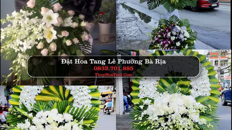Đặt Hoa Đám Tang tại Phường Bà Rịa, TP.HCM