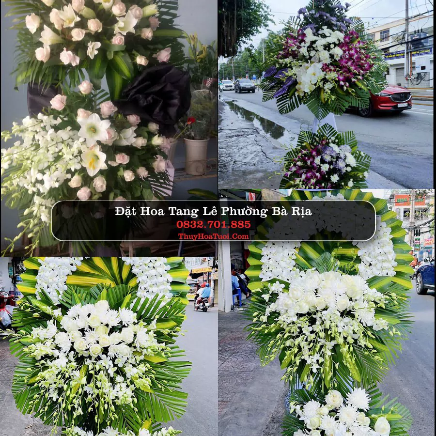 Đặt Hoa Đám Tang tại Phường Bà Rịa, TP.HCM