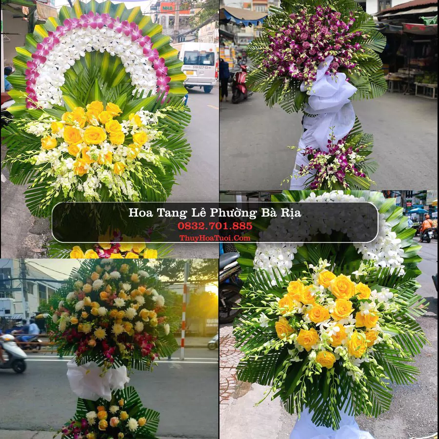Vòng hoa chia buồn Phường Bà Rịa - ThuyHoaTuoi.Com