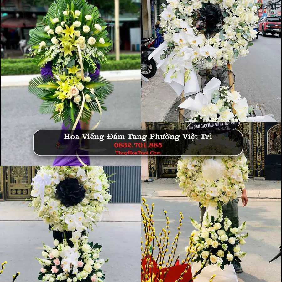 Vòng hoa chia buồn Phường Việt Trì - ThuyHoaTuoi.Com