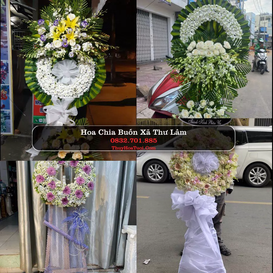 Đặt Vòng Hoa Chia Buồn tại Xã Thư Lâm, Hà Nội