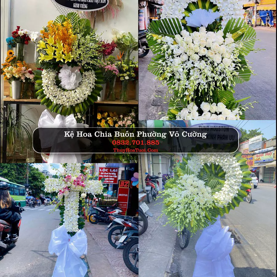 Vòng hoa chia buồn Phường Võ Cường - ThuyHoaTuoi.Com